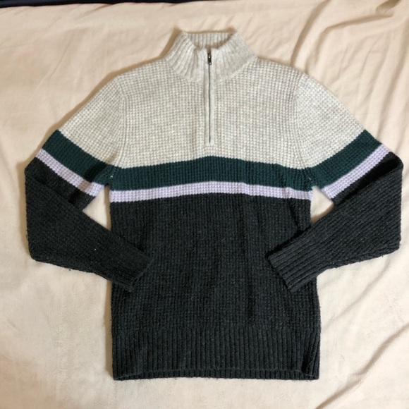 Men’s 4 Colored Striped GoodFellow and Co Sweatshirt Size Small - Picture 1 of 4